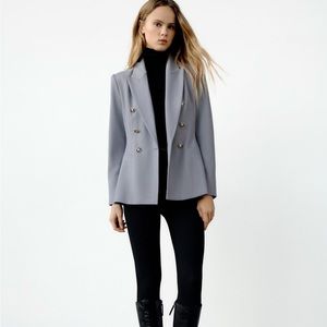 Zara double breasted blazer.
